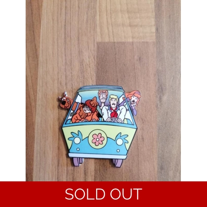 Scooby Doo - Mystery Machine Van Group Acrylic Sublimated Magnet Scooby Doo - Mystery Machine Van Group Acrylic Sublimated Magnet